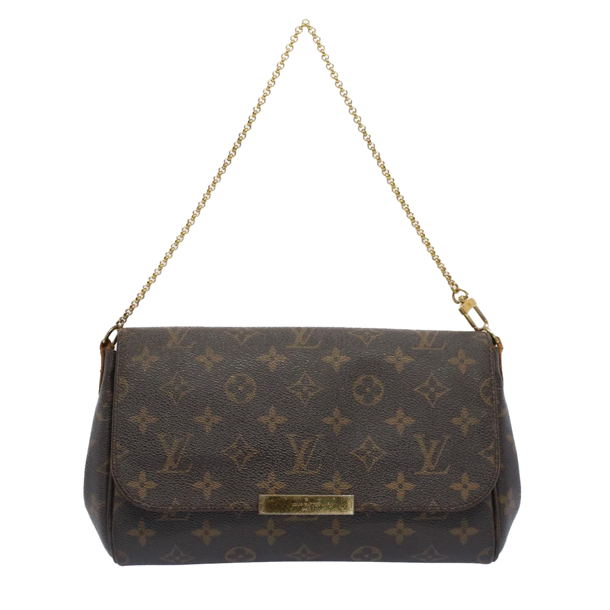 LOUIS VUITTON Monogram Favorit PM Shoulder Bag 2way M40718 LV Auth am4946