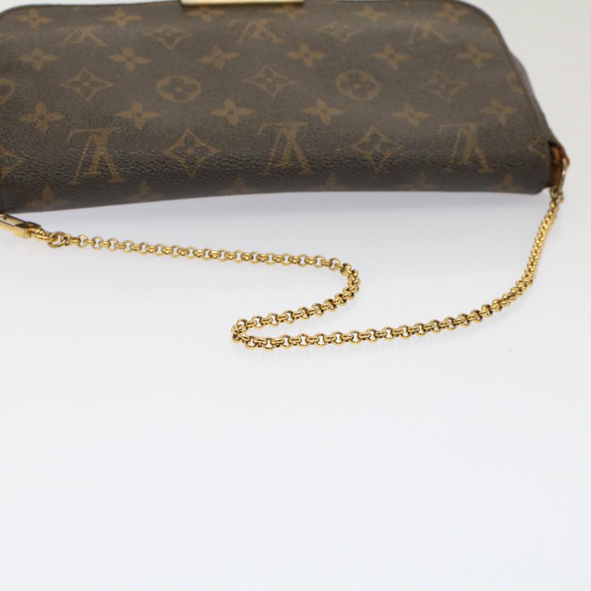 LOUIS VUITTON Monogram Favorit PM Shoulder Bag 2way M40718 LV Auth am4946