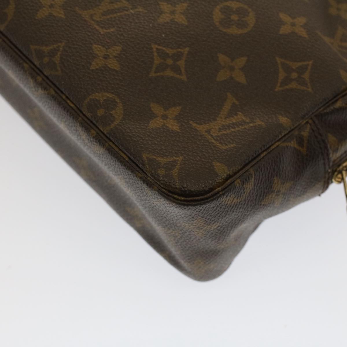 LOUIS VUITTON Monogram Trousse Toilette 28 Clutch Bag M47522 LV Auth am4952