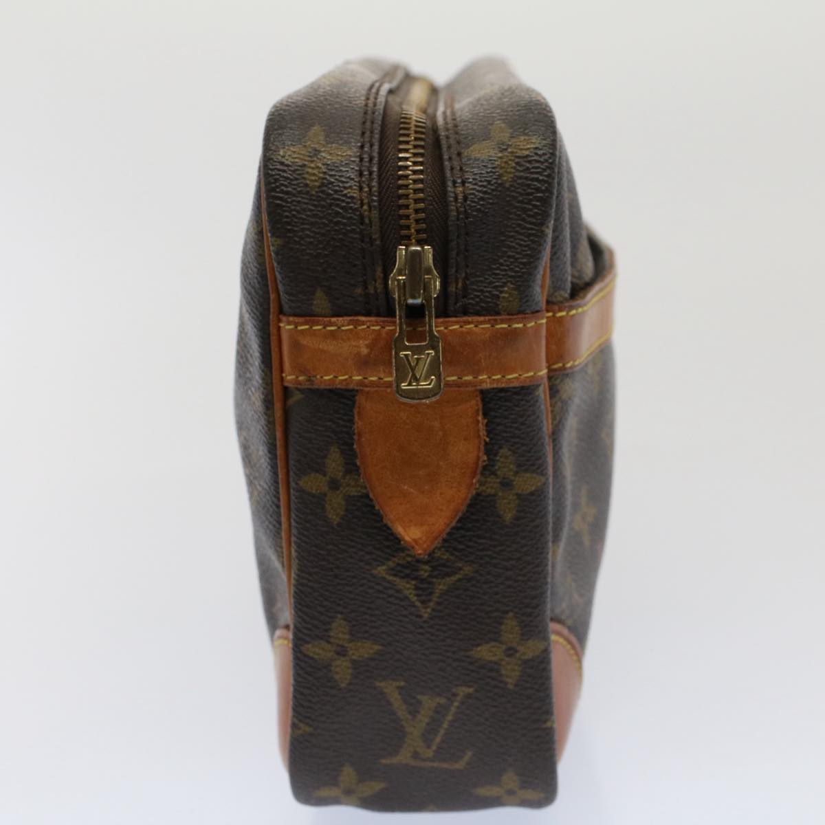 LOUIS VUITTON Monogram Compiegne 28 Clutch Bag M51845 LV Auth am4953