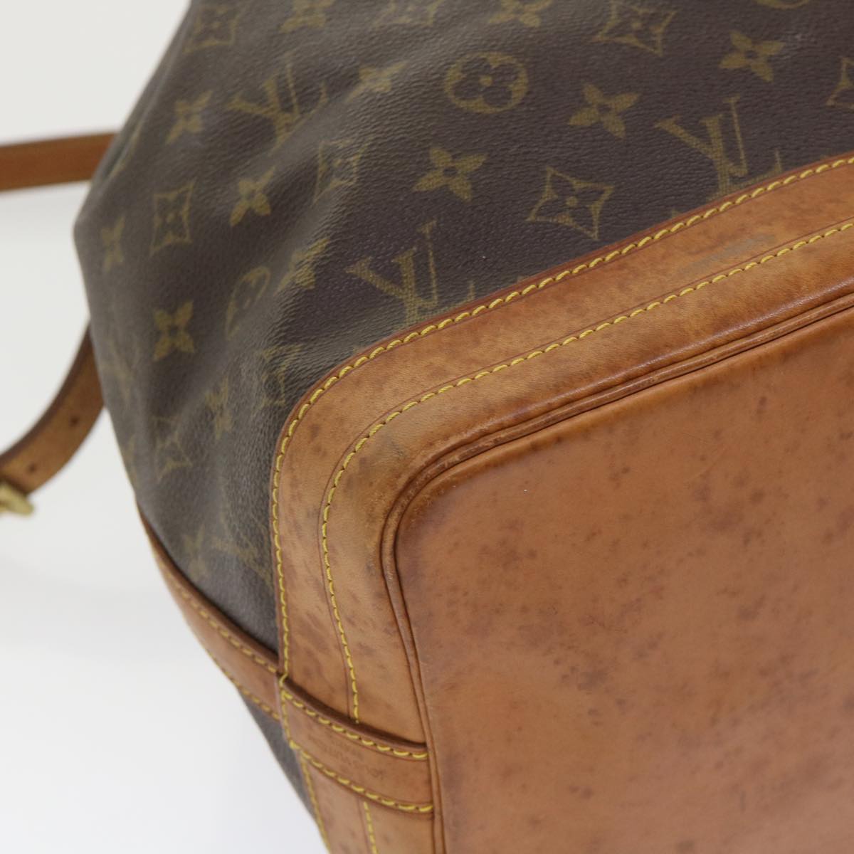 LOUIS VUITTON Monogram Noe Shoulder Bag M42224 LV Auth am4954