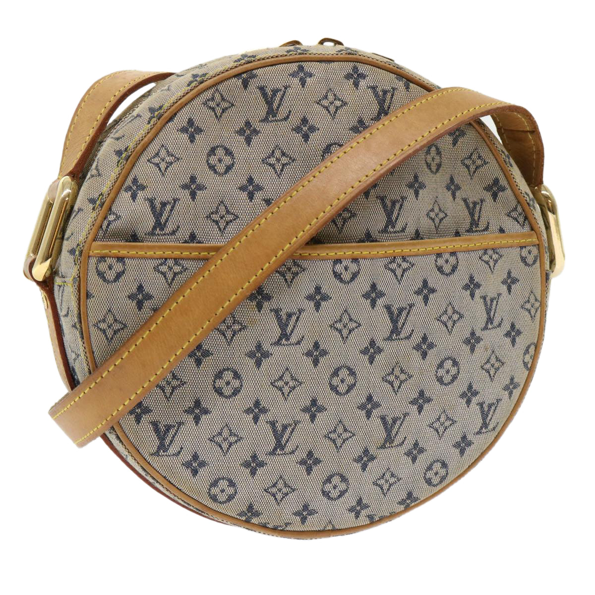 LOUIS VUITTON Monogram Mini Jeanne GM Shoulder Bag Blue M92000 LV Auth am4957