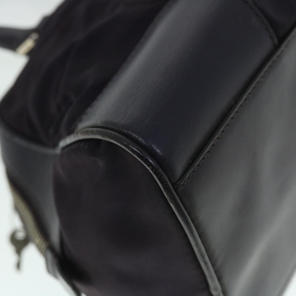 PRADA Shoulder Bag Nylon Purple Auth am4967