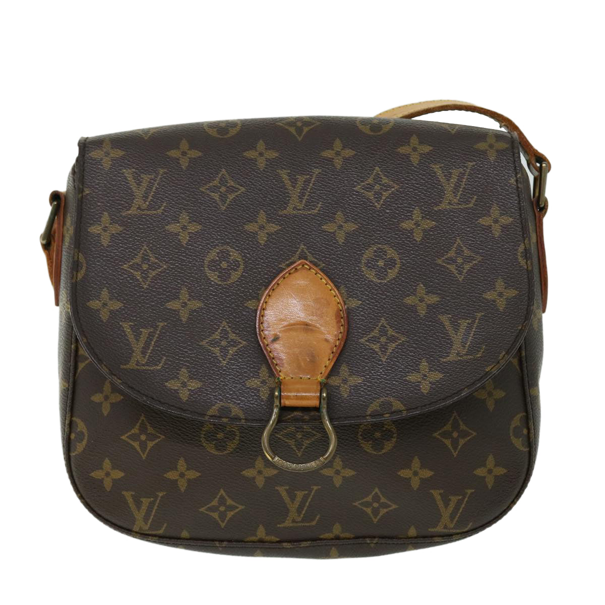 LOUIS VUITTON Monogram Saint Cloud GM Shoulder Bag M51242 LV Auth am4981