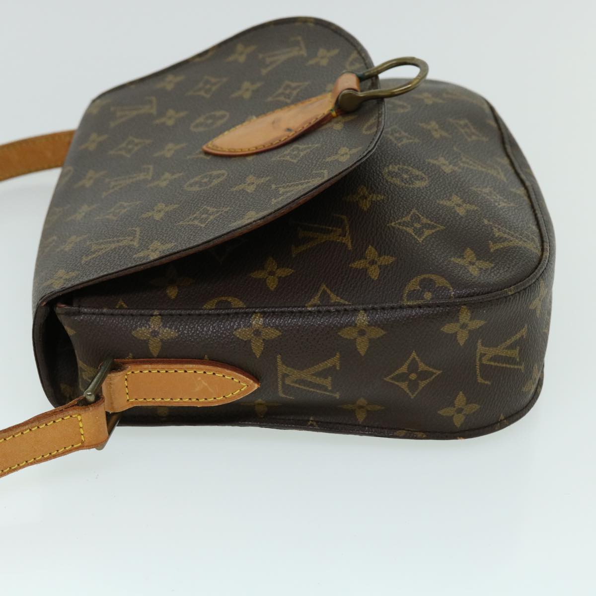 LOUIS VUITTON Monogram Saint Cloud GM Shoulder Bag M51242 LV Auth am4981