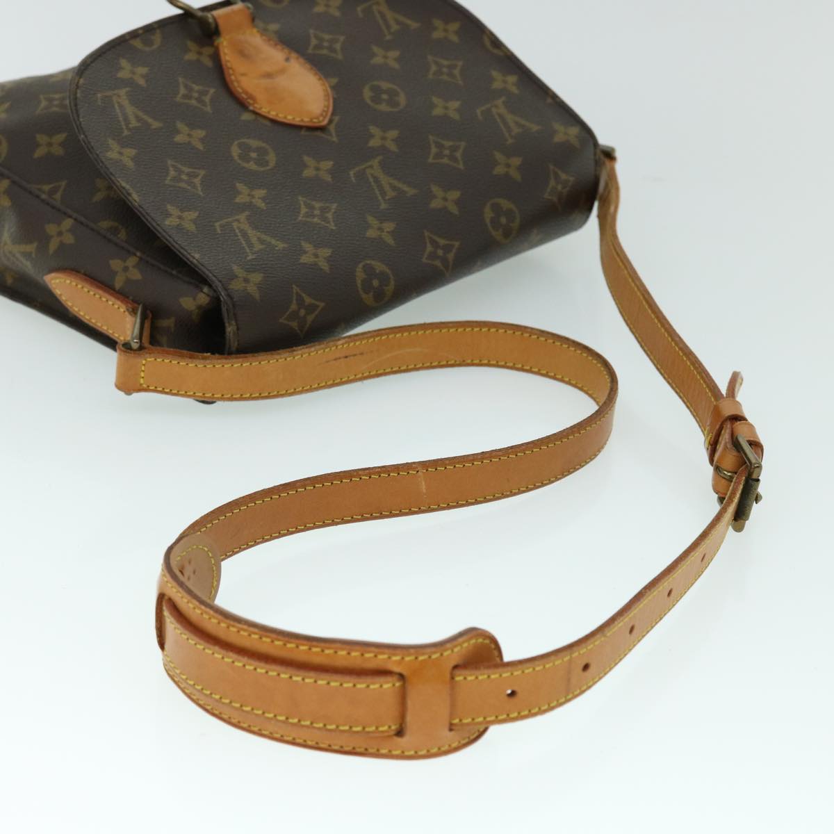 LOUIS VUITTON Monogram Saint Cloud GM Shoulder Bag M51242 LV Auth am4981