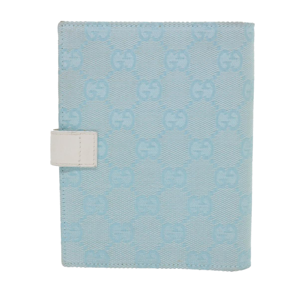 GUCCI GG Canvas Day Planner Cover Blue 031 0416 0918 Auth am4984 - 0