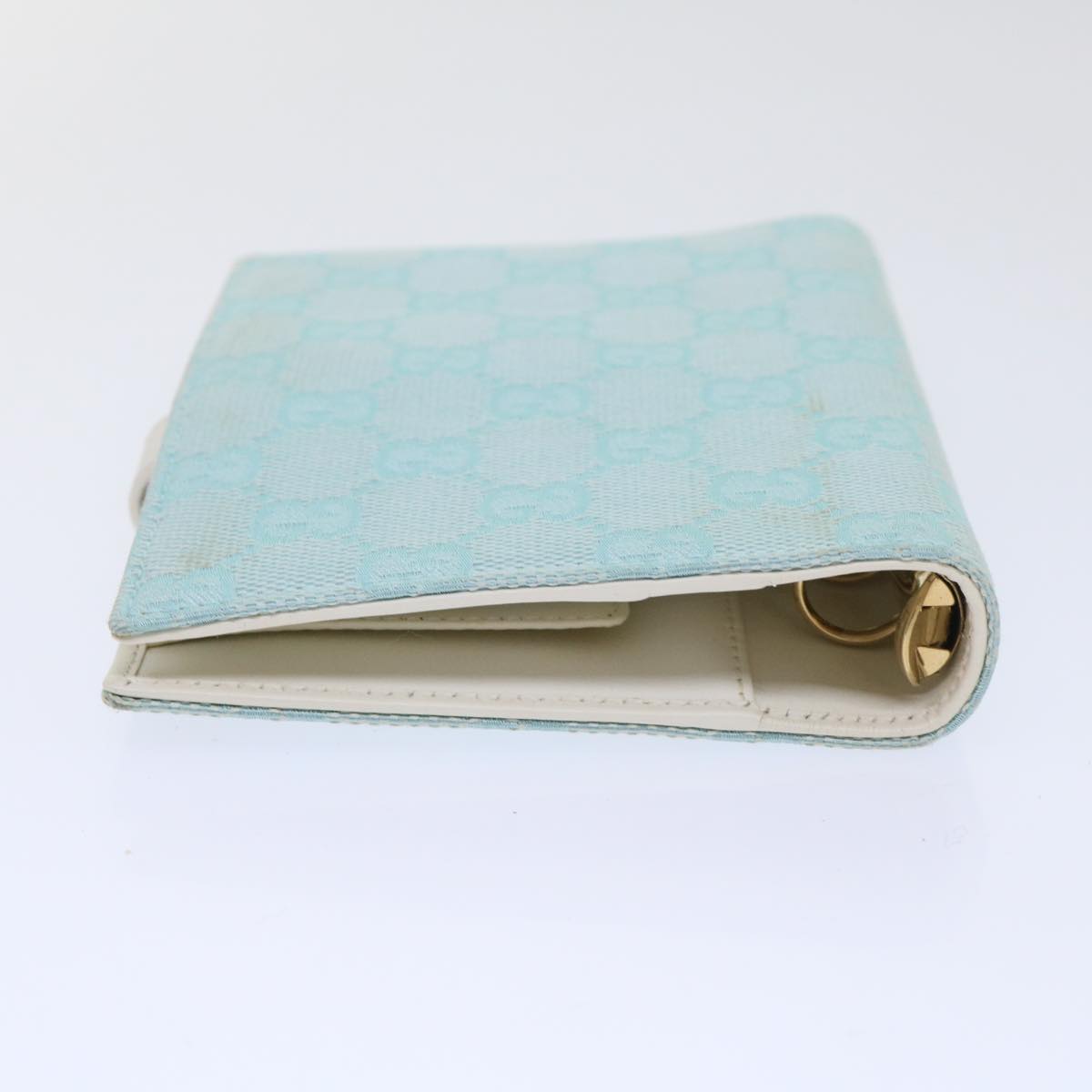 GUCCI GG Canvas Day Planner Cover Blue 031 0416 0918 Auth am4984