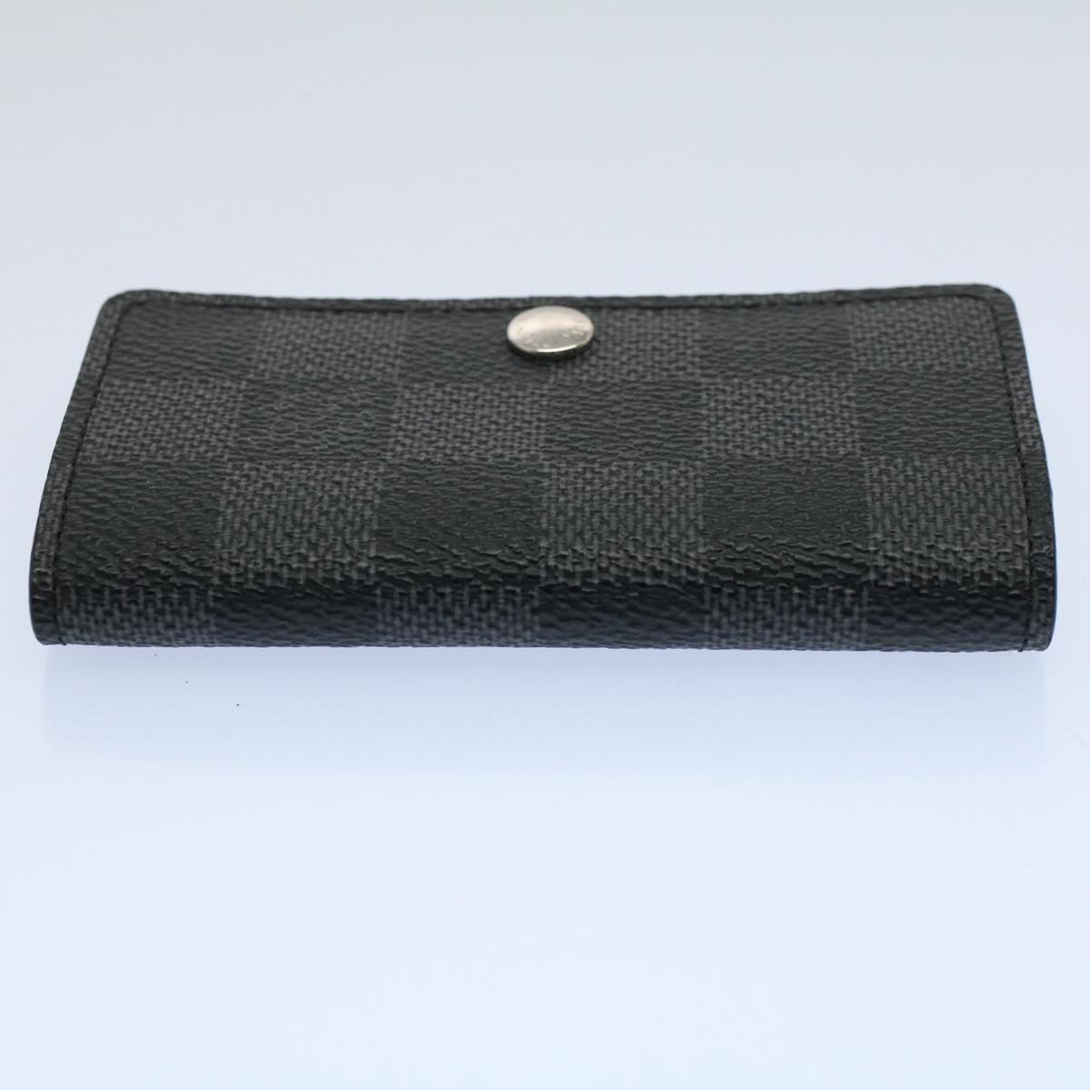 LOUIS VUITTON Damier Graphite Multi Cles 6 Key Case N62662 LV Auth am5001