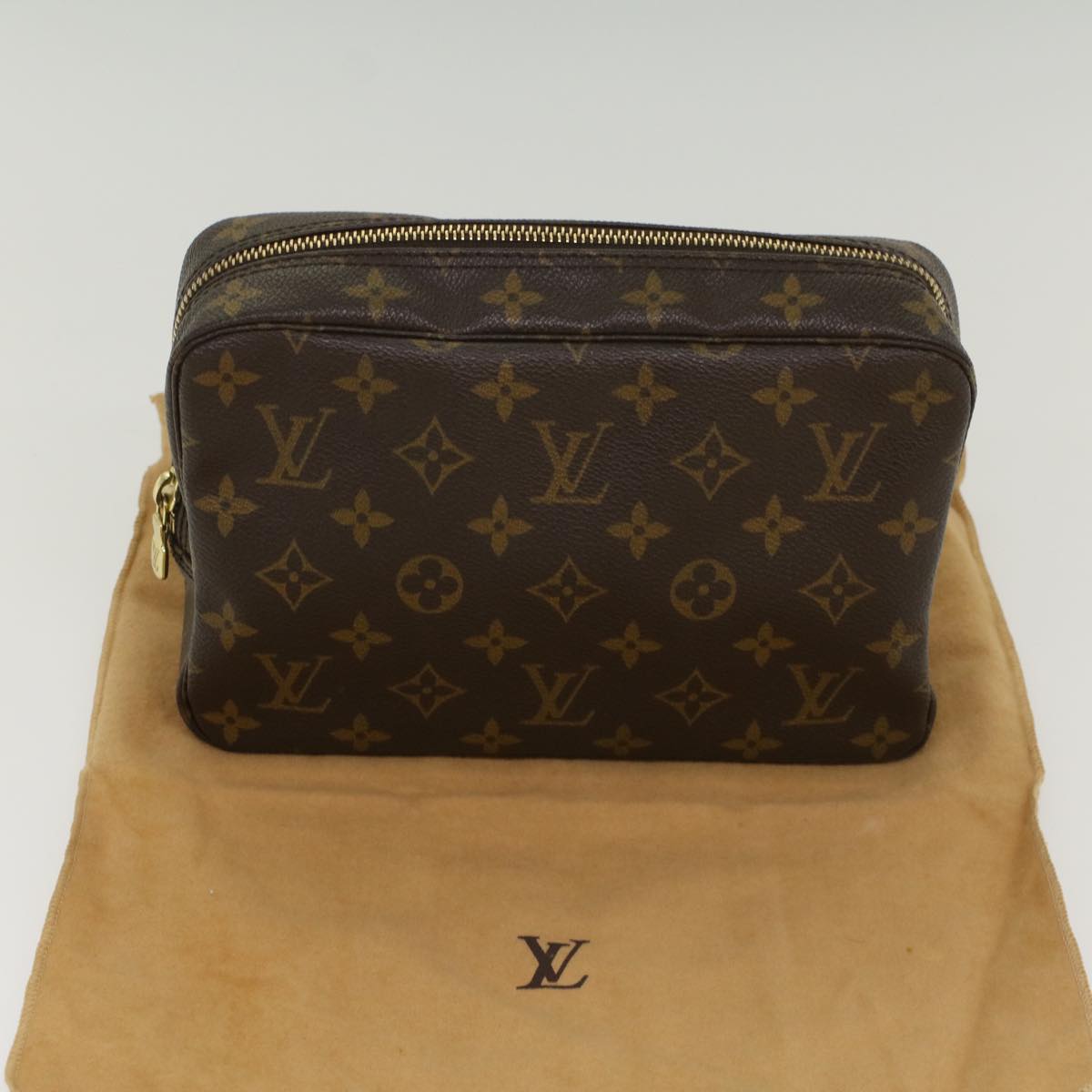 LOUIS VUITTON Monogram Trousse Toilette 23 Clutch Bag M47524 LV Auth am5027