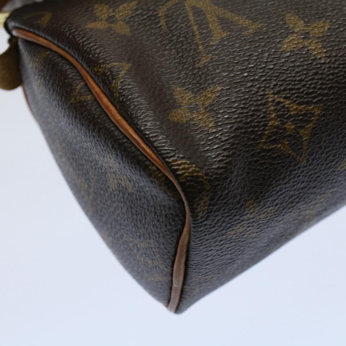 LOUIS VUITTON Monogram Mini Speedy Hand Bag M41534 LV Auth am5031