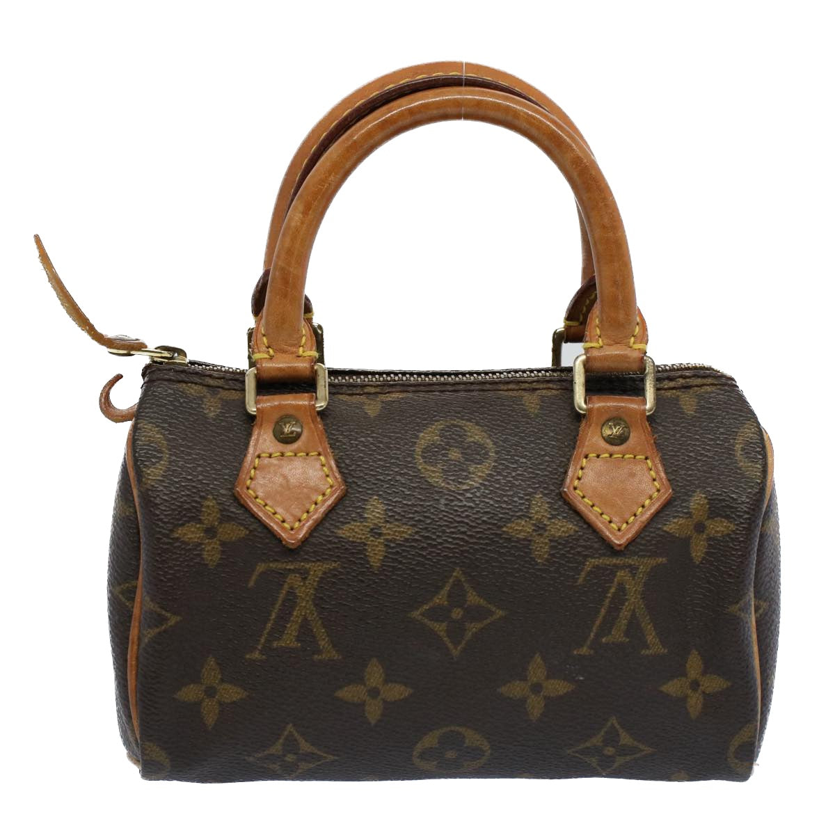 LOUIS VUITTON Monogram Mini Speedy Hand Bag M41534 LV Auth am5031