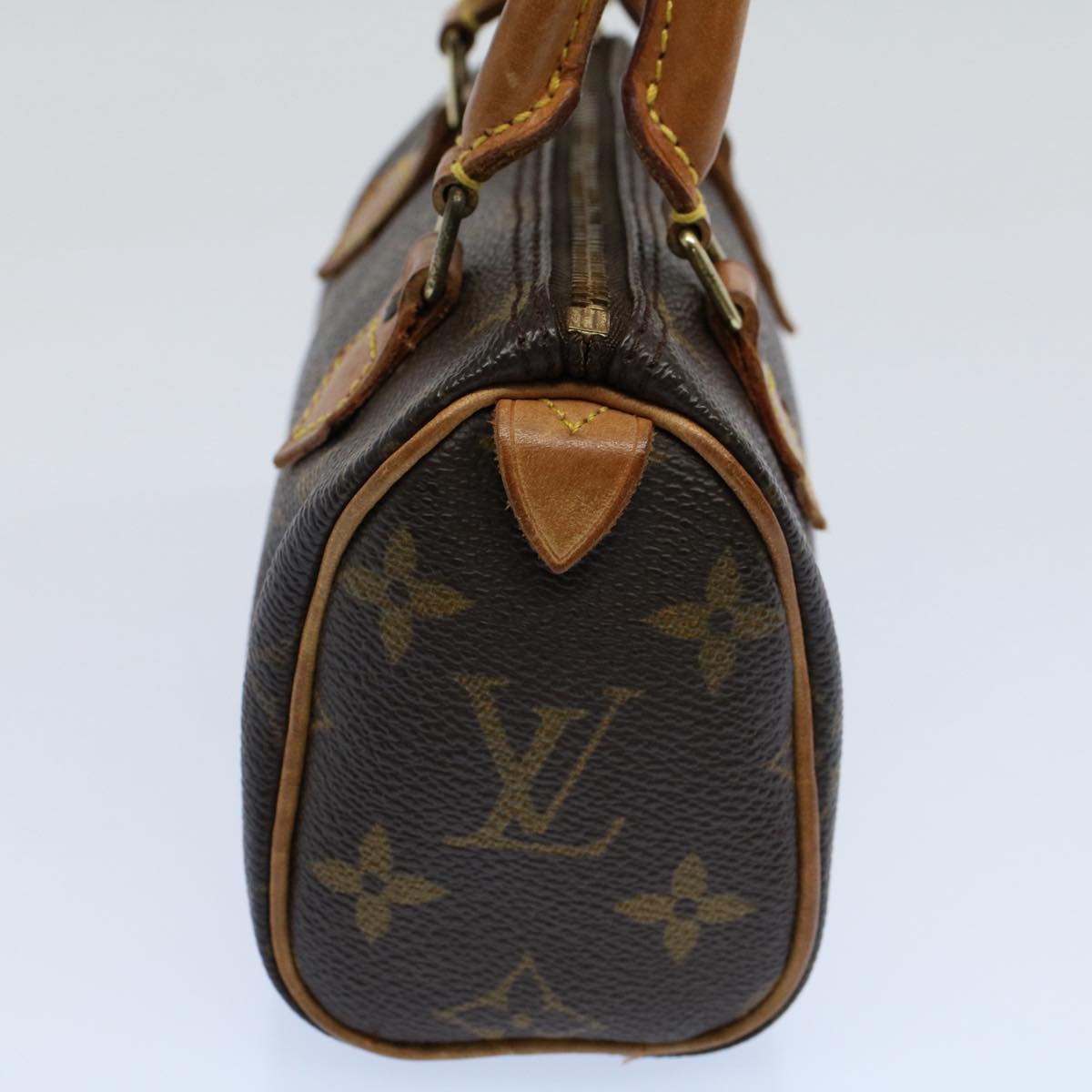 LOUIS VUITTON Monogram Mini Speedy Hand Bag M41534 LV Auth am5031