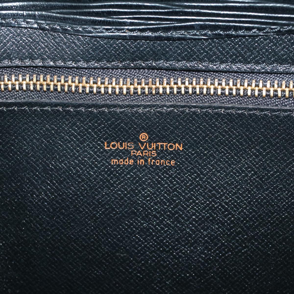 LOUIS VUITTON Epi Art Deco Clutch Bag Black M52632 LV Auth am5034