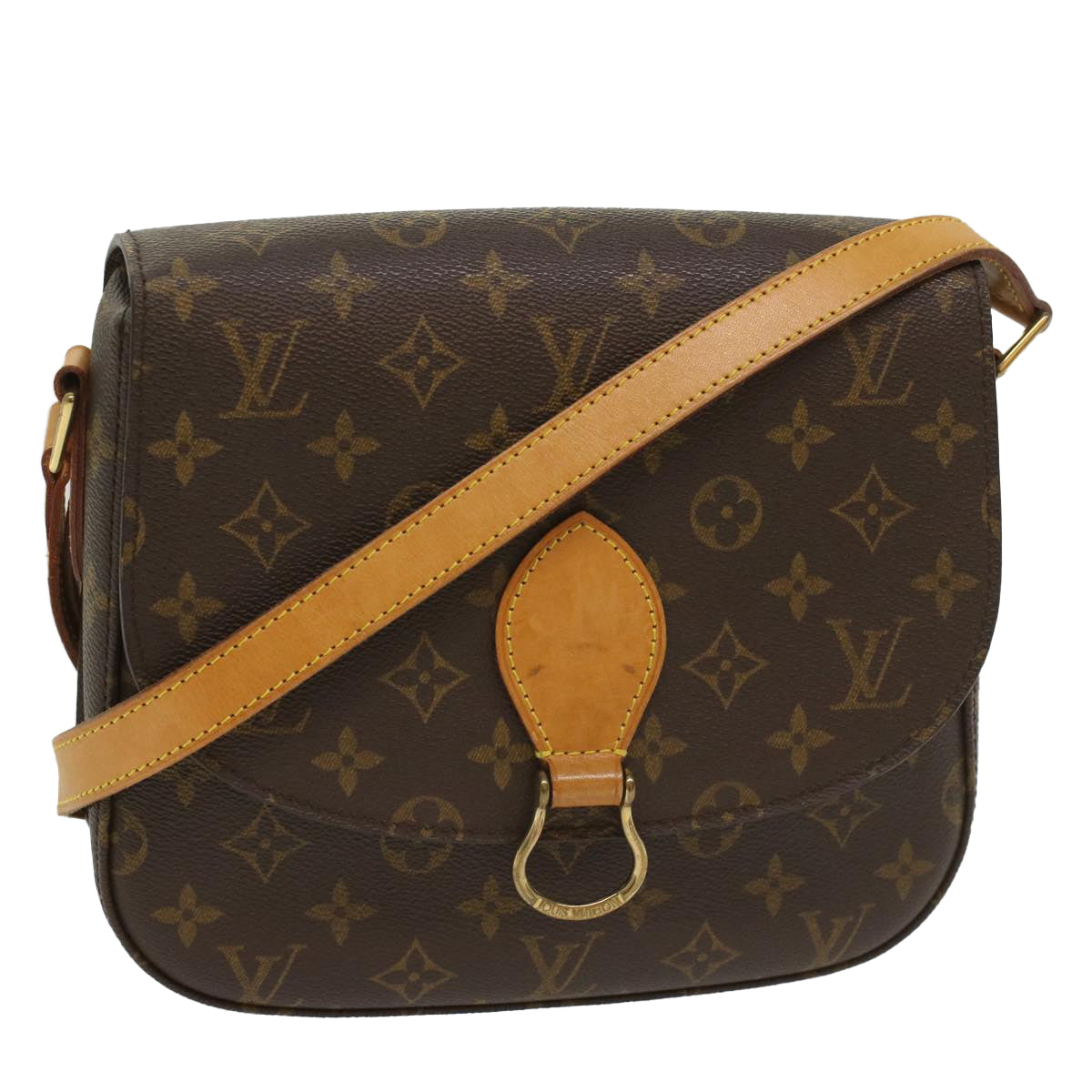 LOUIS VUITTON Monogram Saint Cloud GM Shoulder Bag M51242 LV Auth am5036