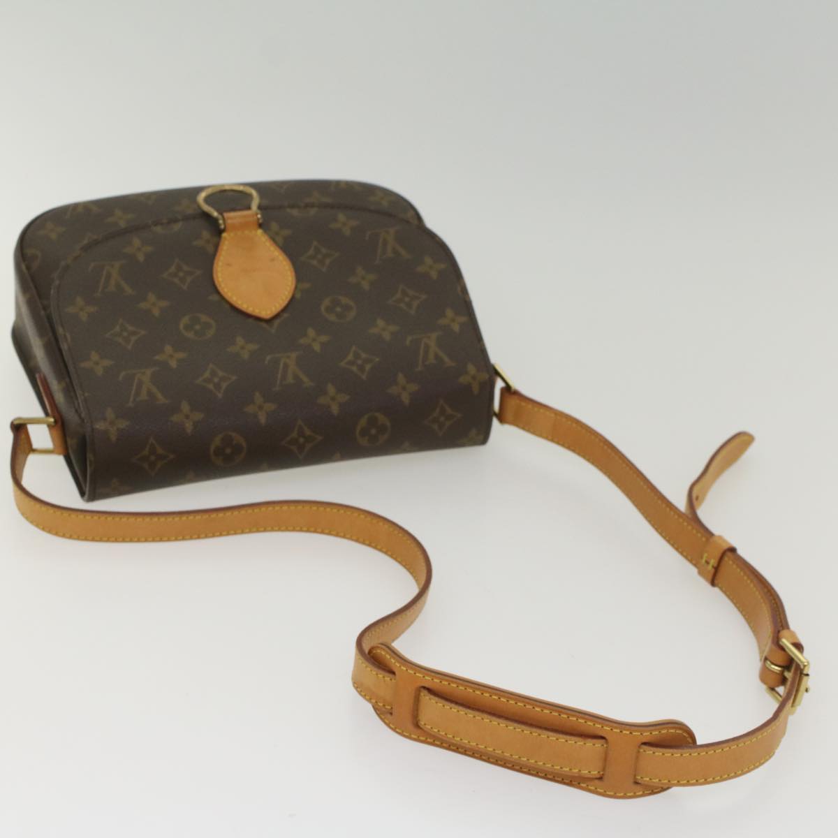 LOUIS VUITTON Monogram Saint Cloud GM Shoulder Bag M51242 LV Auth am5036