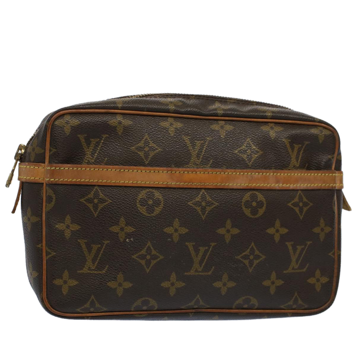 LOUIS VUITTON Monogram Compiegne 23 Clutch Bag M51847 LV Auth am5056