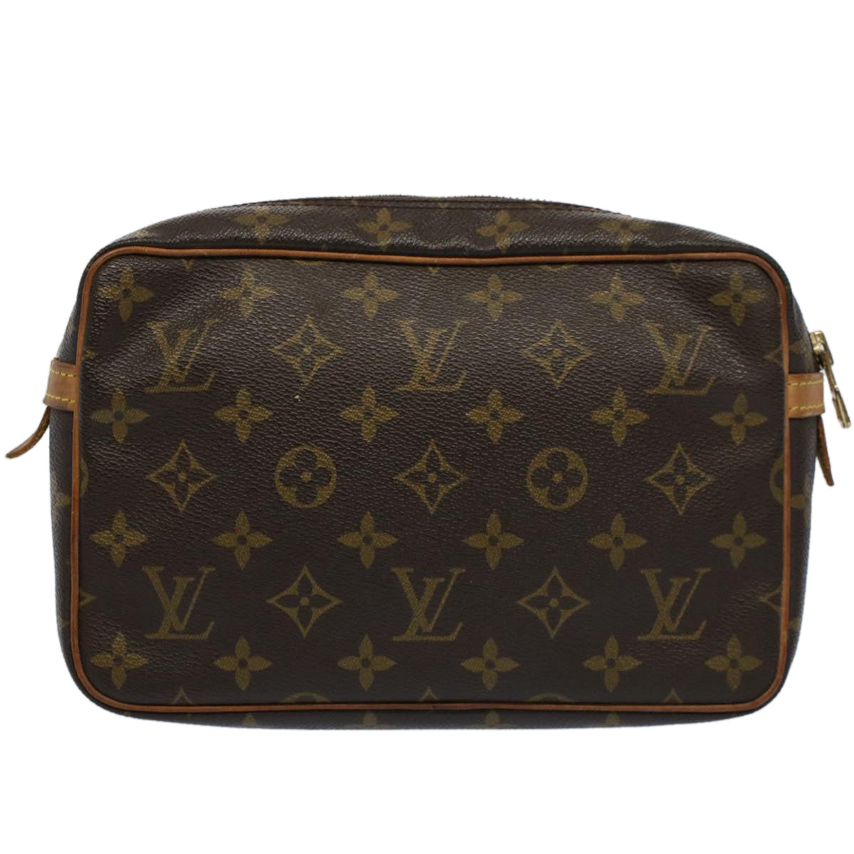 LOUIS VUITTON Monogram Compiegne 23 Clutch Bag M51847 LV Auth am5056