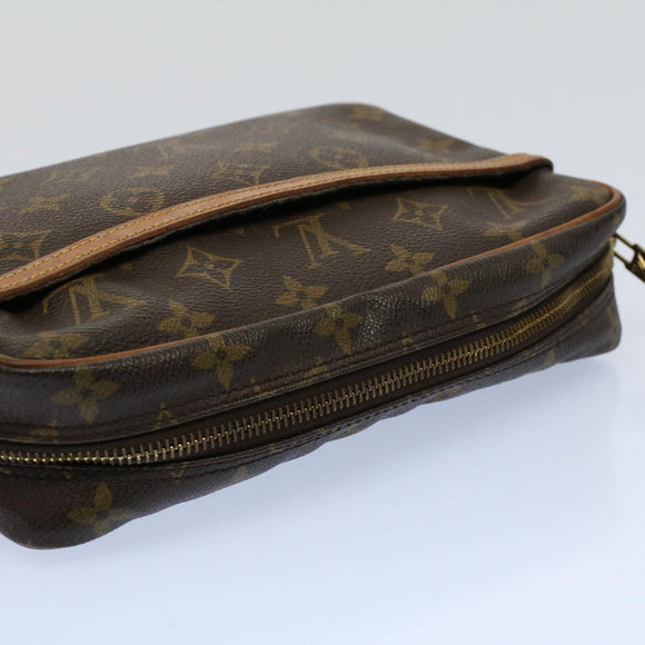 LOUIS VUITTON Monogram Compiegne 23 Clutch Bag M51847 LV Auth am5056
