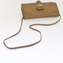 Christian Dior Honeycomb Canvas Shoulder Bag PVC Leather Black Auth am5058-7