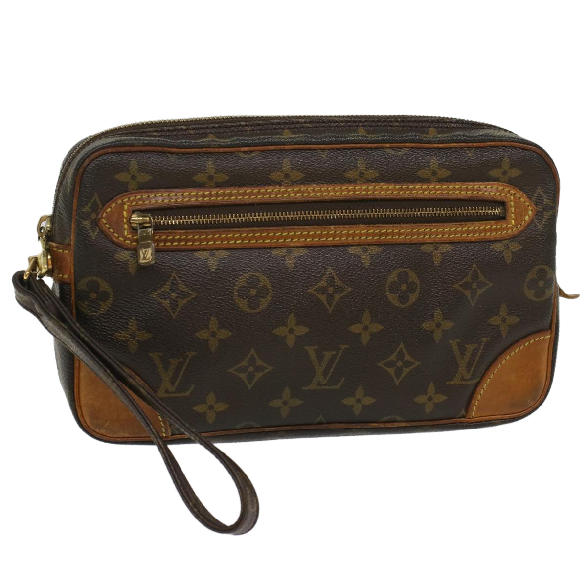 LOUIS VUITTON Monogram Marly Dragonne GM Clutch Bag M51825 LV Auth am5061