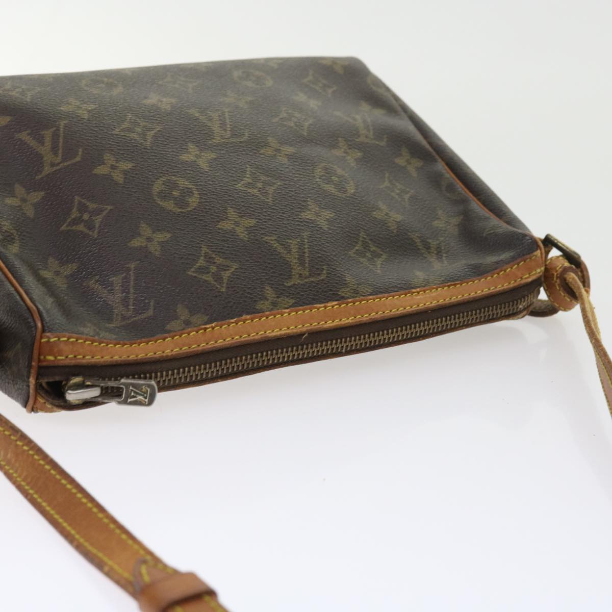 LOUIS VUITTON Monogram Tulle Lee Shoulder Bag M51348 LV Auth am5073