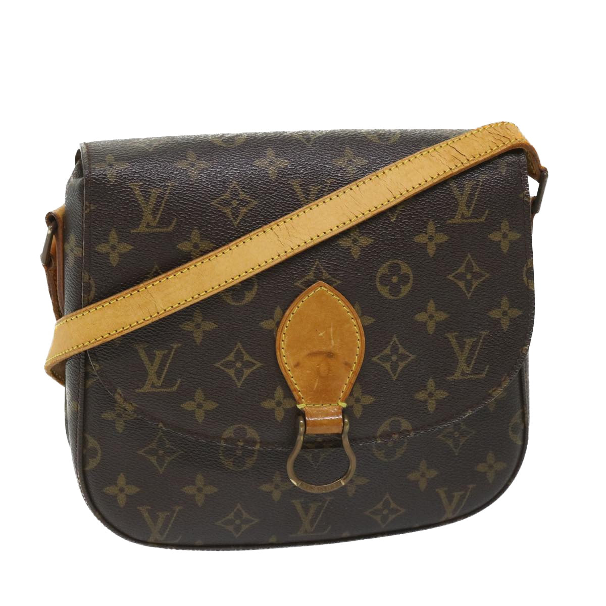 LOUIS VUITTON Monogram Saint Cloud GM Shoulder Bag M51242 LV Auth am5081