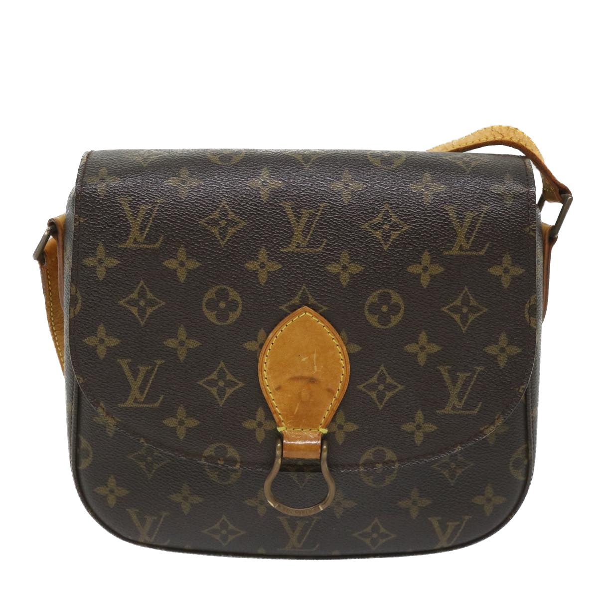 LOUIS VUITTON Monogram Saint Cloud GM Shoulder Bag M51242 LV Auth am5081