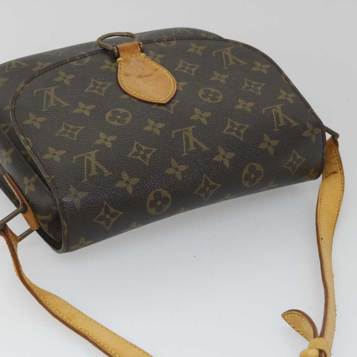 LOUIS VUITTON Monogram Saint Cloud GM Shoulder Bag M51242 LV Auth am5081