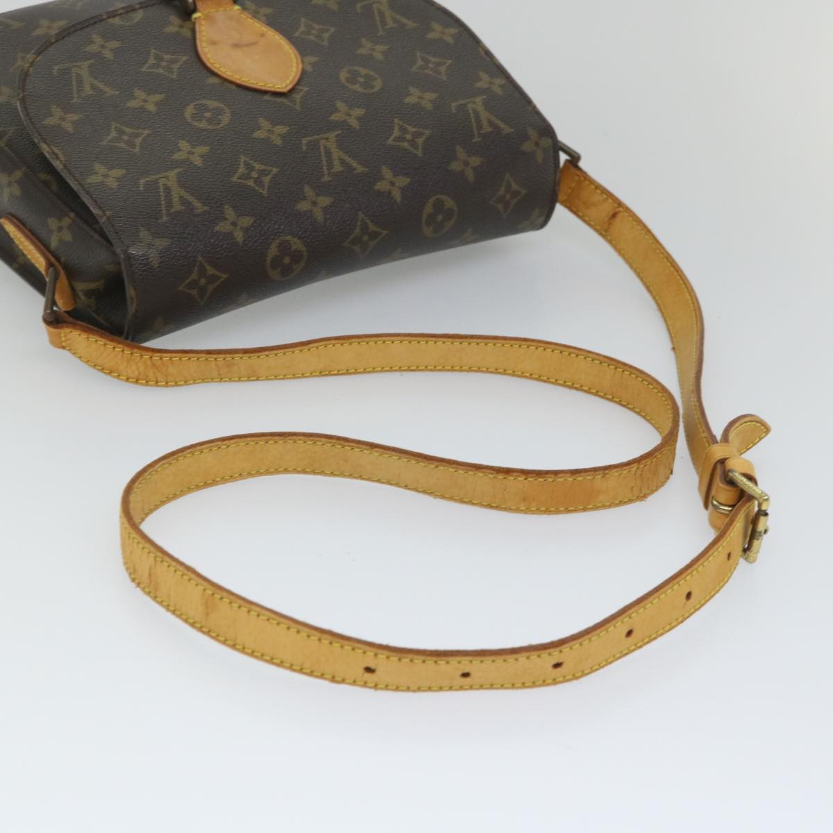 LOUIS VUITTON Monogram Saint Cloud GM Shoulder Bag M51242 LV Auth am5081