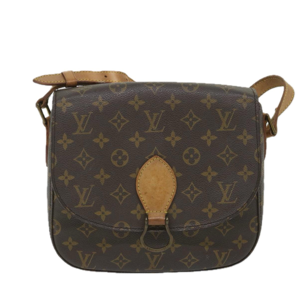 LOUIS VUITTON Monogram Saint Cloud GM Shoulder Bag M51242 LV Auth am5082