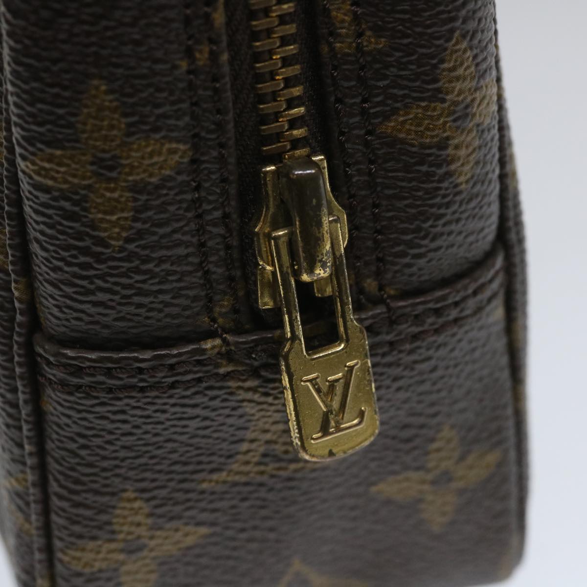 LOUIS VUITTON Monogram Trousse Toilette 23 Clutch Bag M47524 LV Auth am5087