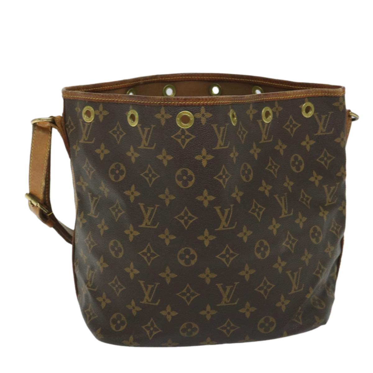 LOUIS VUITTON Monogram Petit Noe Shoulder Bag M42226 LV Auth am5088