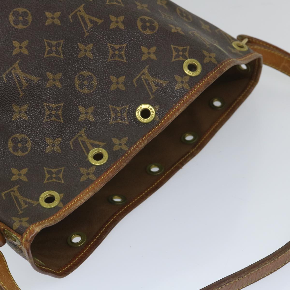 LOUIS VUITTON Monogram Petit Noe Shoulder Bag M42226 LV Auth am5088