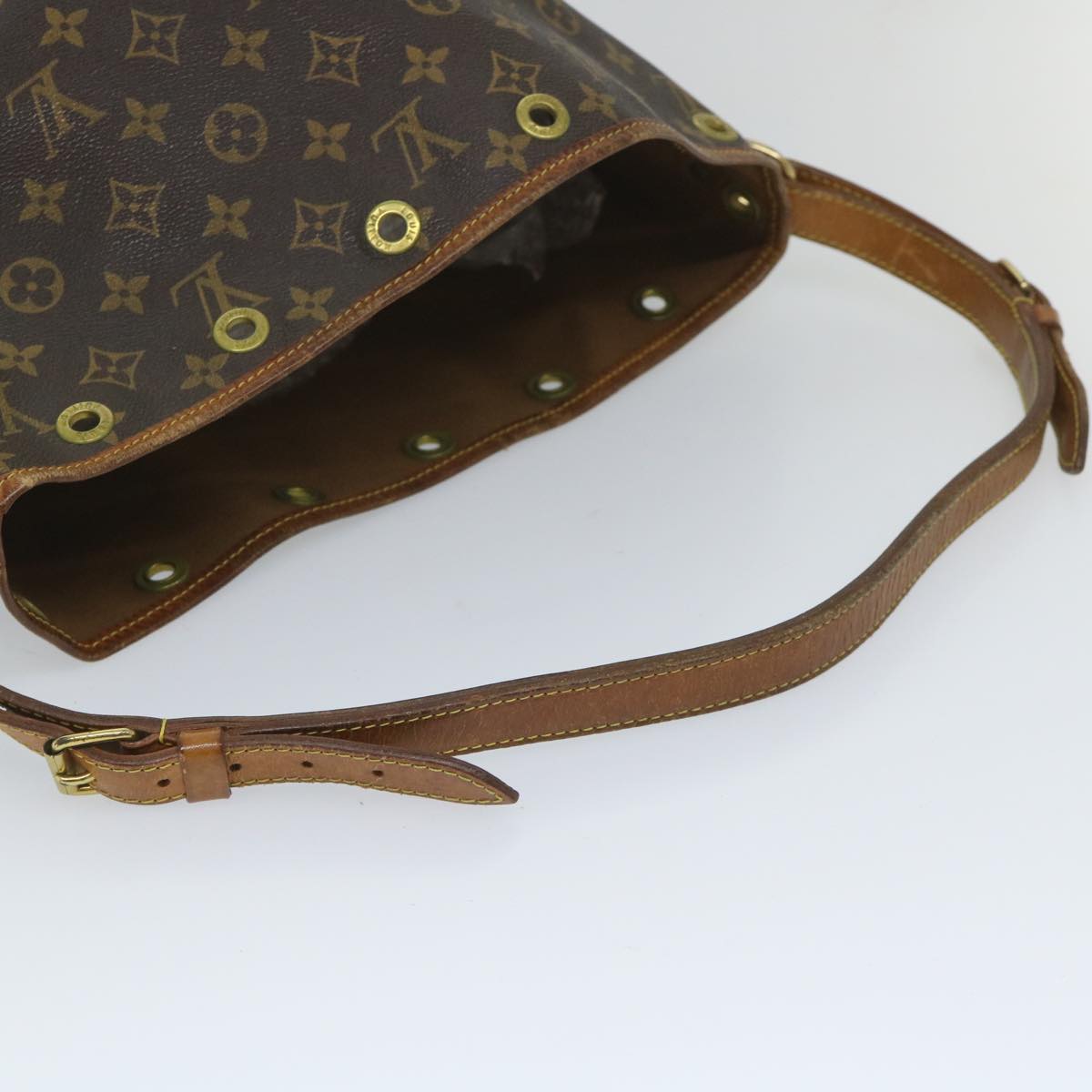 LOUIS VUITTON Monogram Petit Noe Shoulder Bag M42226 LV Auth am5088