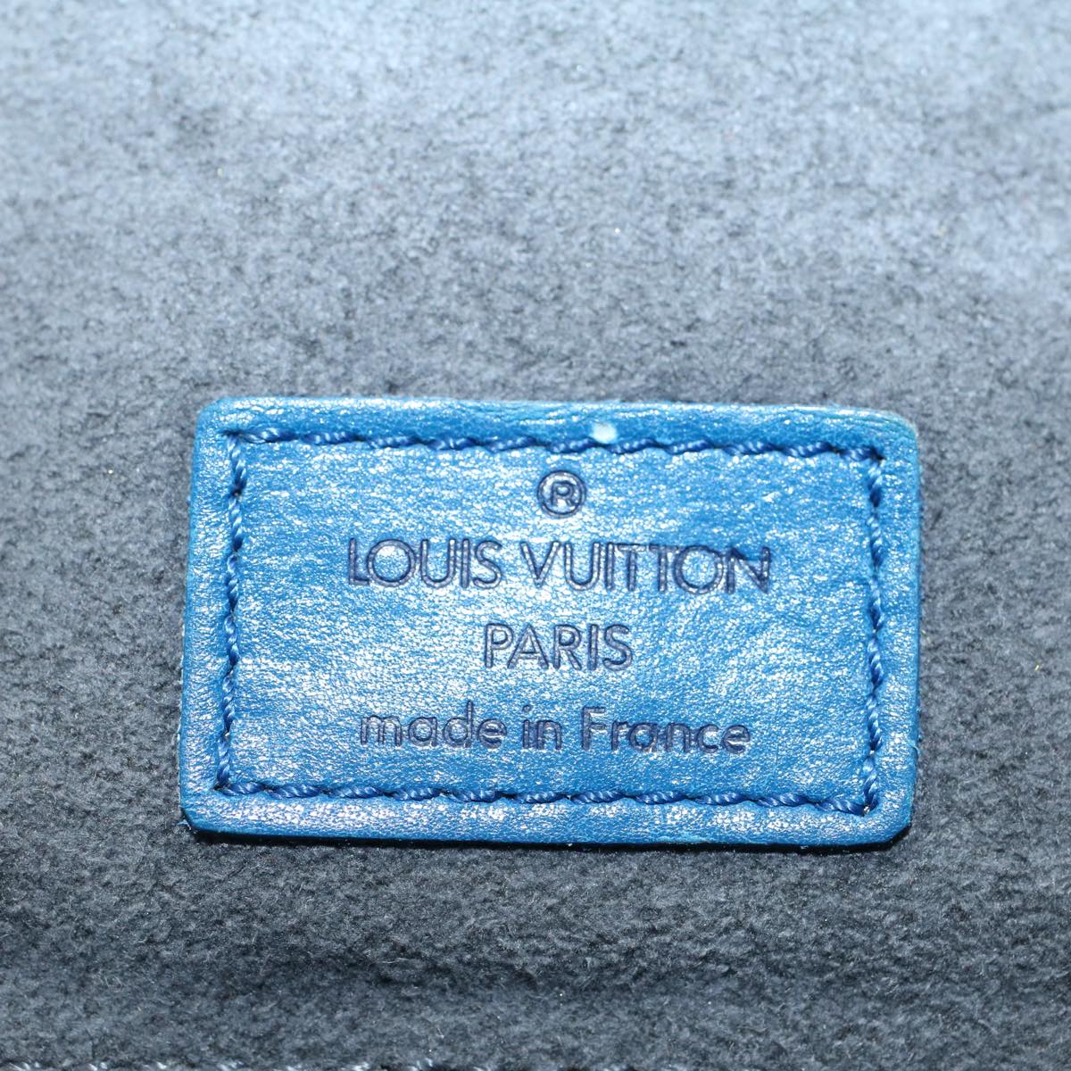 LOUIS VUITTON Epi Ecrin Bijoux 12 Jewelry Box Blue M48205 LV Auth am5090