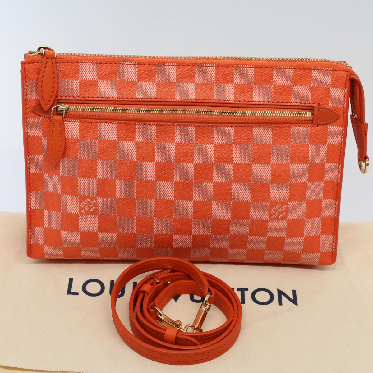 LOUIS VUITTON Damier Color Module Clutch Bag 2way Pimon N41312 LV Auth am5107