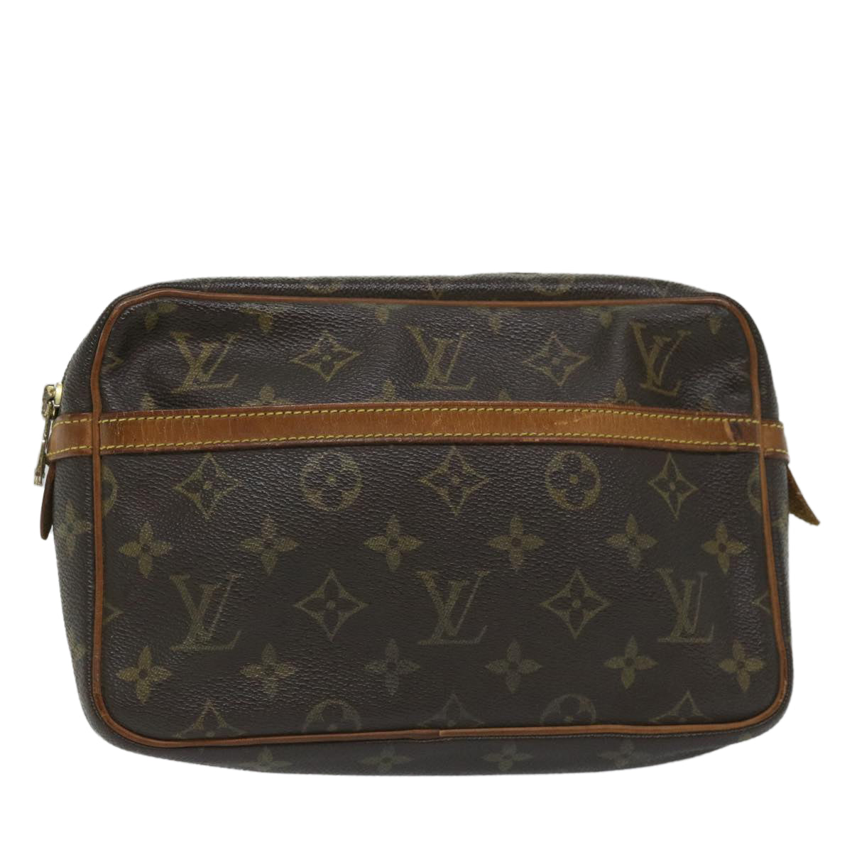 LOUIS VUITTON Monogram Compiegne 23 Clutch Bag M51847 LV Auth am5110