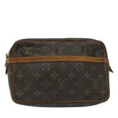 LOUIS VUITTON Monogram Compiegne 23 Clutch Bag M51847 LV Auth am5110-1