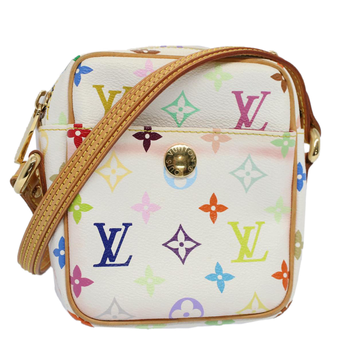 LOUIS VUITTON Monogram Multicolor lift Shoulder Bag White M40055 LV Auth am5111