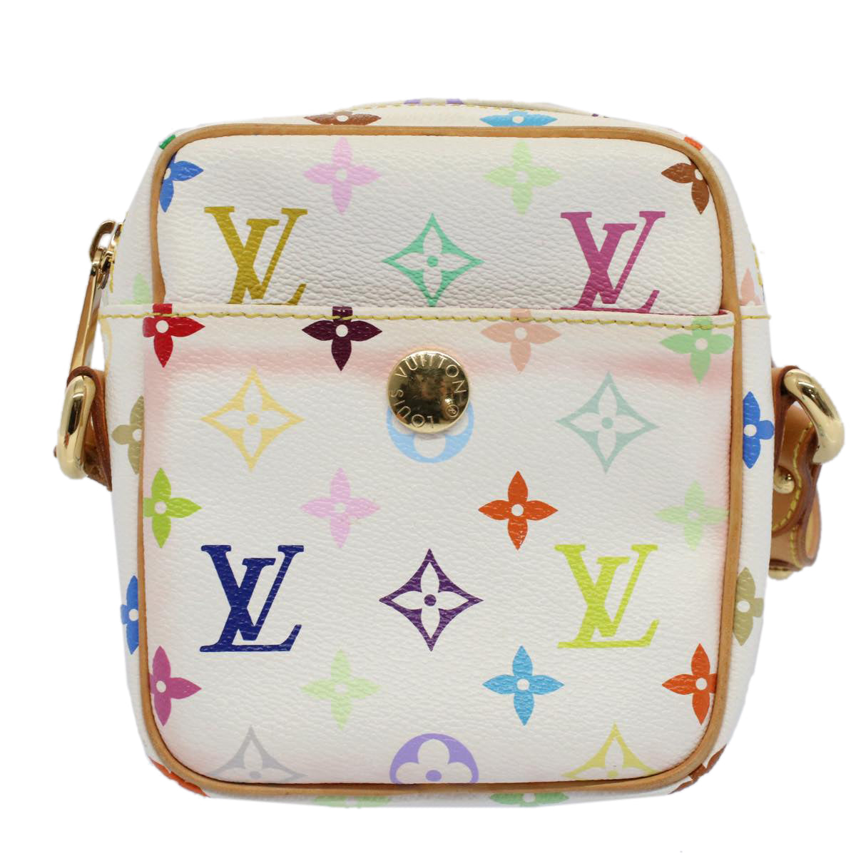 LOUIS VUITTON Monogram Multicolor lift Shoulder Bag White M40055 LV Auth am5111