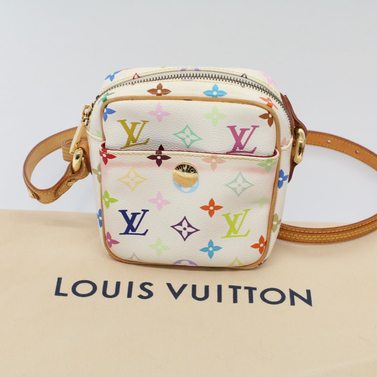 LOUIS VUITTON Monogram Multicolor lift Shoulder Bag White M40055 LV Auth am5111