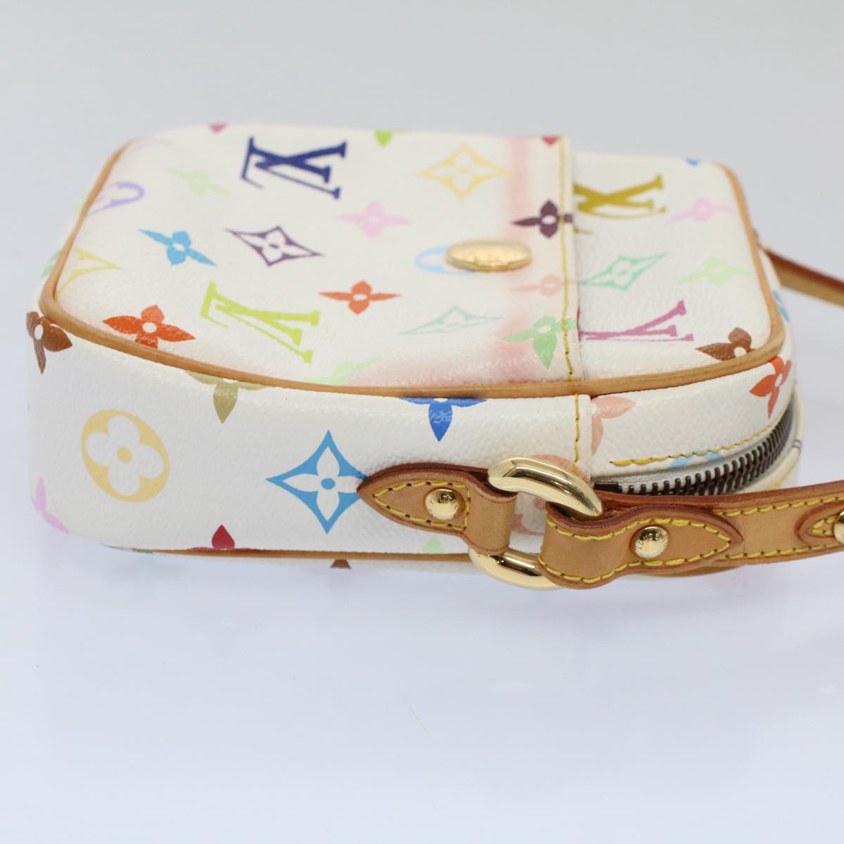 LOUIS VUITTON Monogram Multicolor lift Shoulder Bag White M40055 LV Auth am5111