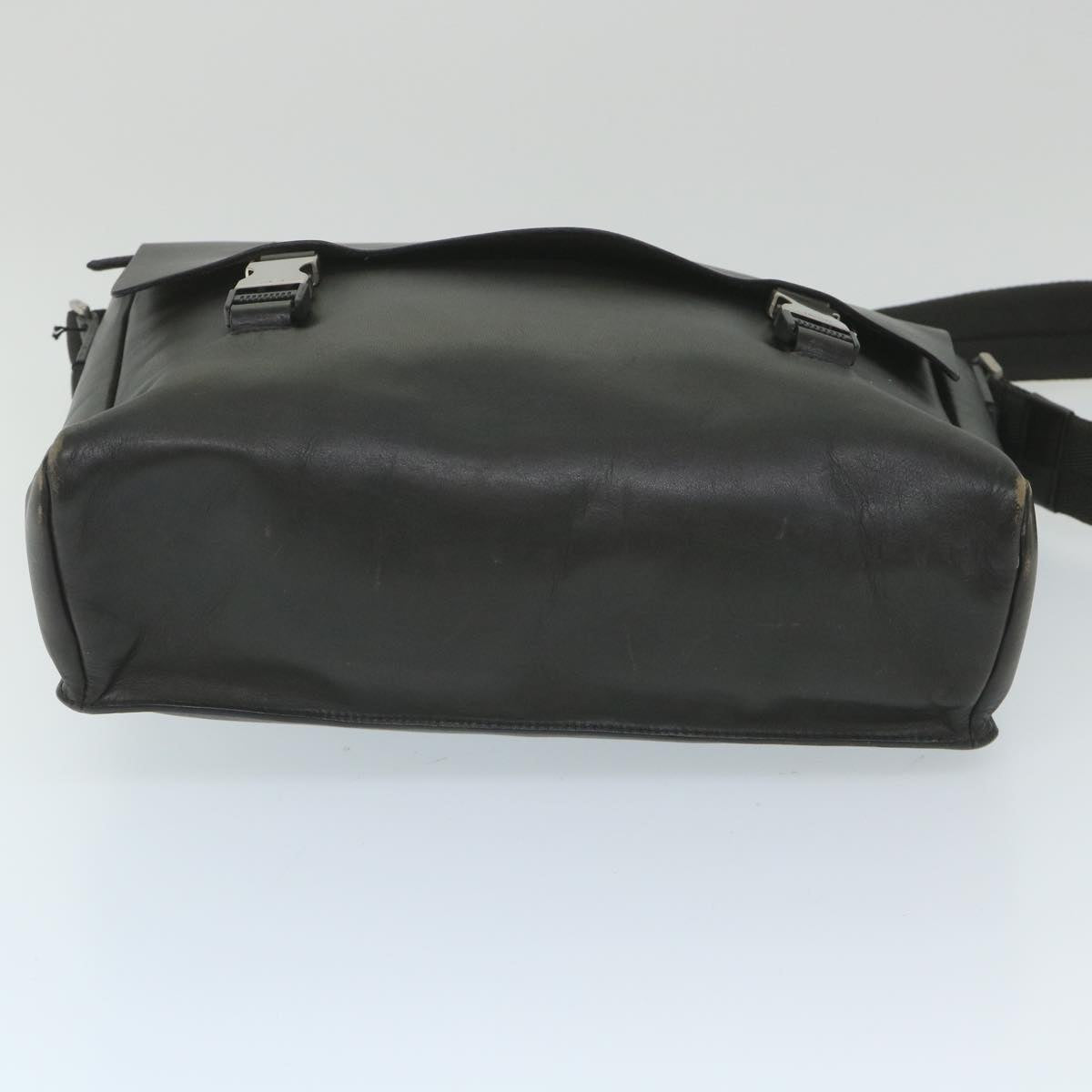 PRADA Shoulder Bag Leather Brown Auth am5113