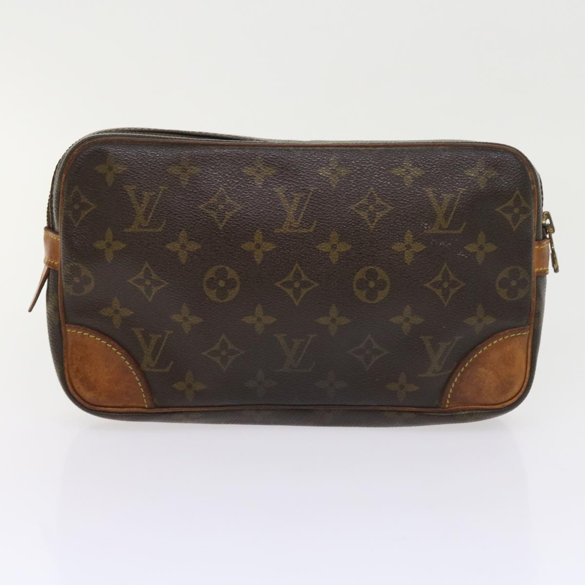 LOUIS VUITTON Monogram Clutch Bag 2Set LV Auth am5127