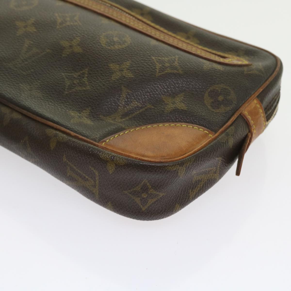 LOUIS VUITTON Monogram Clutch Bag 2Set LV Auth am5127