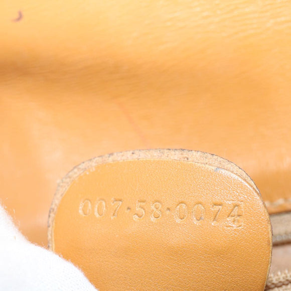 GUCCI Shoulder Bag Coated Canvas Brown 007 58 0074 Auth am5132