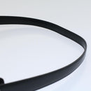 MCM Vicetos Logogram Shoulder Bag PVC Leather Black Auth am5162-8