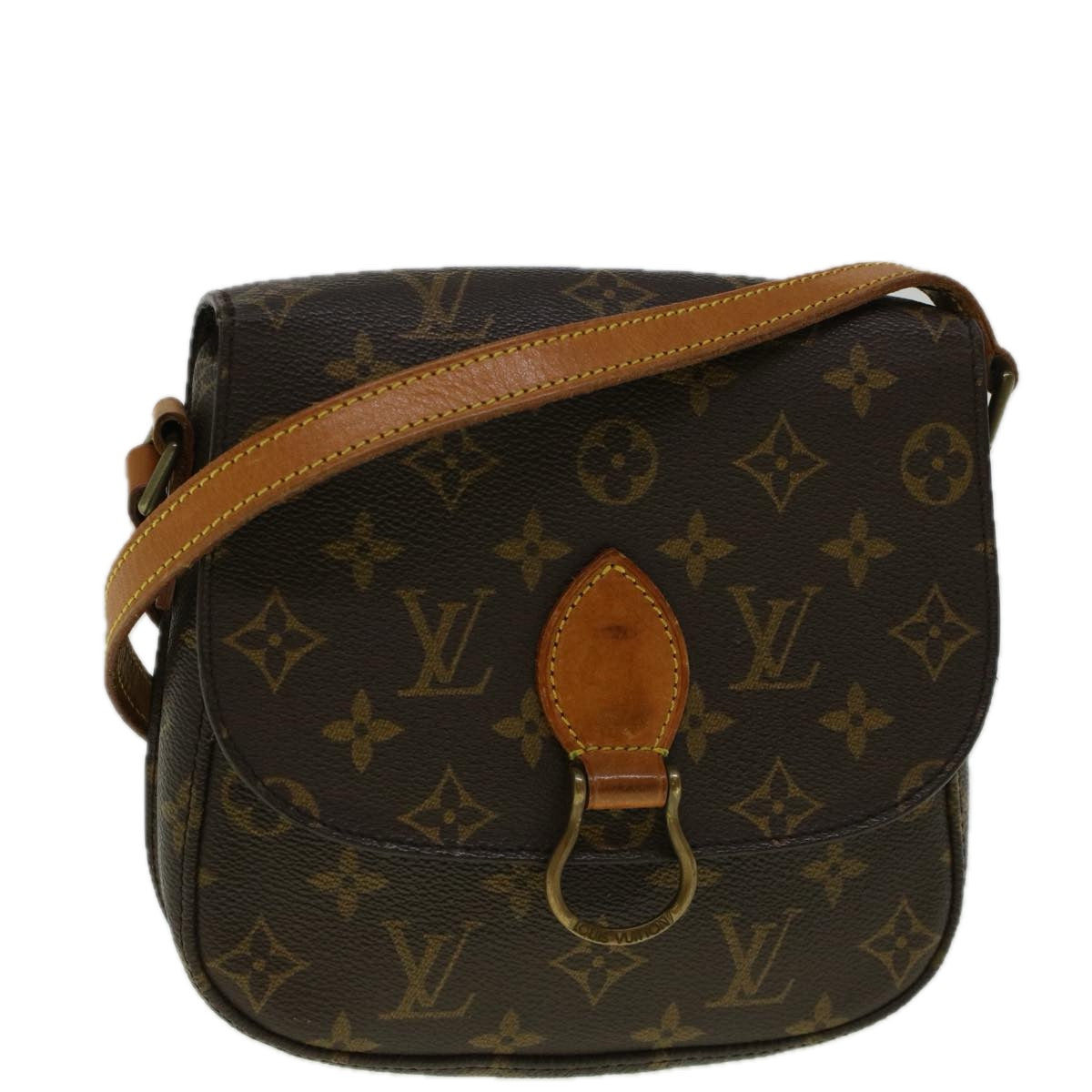 LOUIS VUITTON Monogram Saint Cloud MM Shoulder Bag M51243 LV Auth am5164