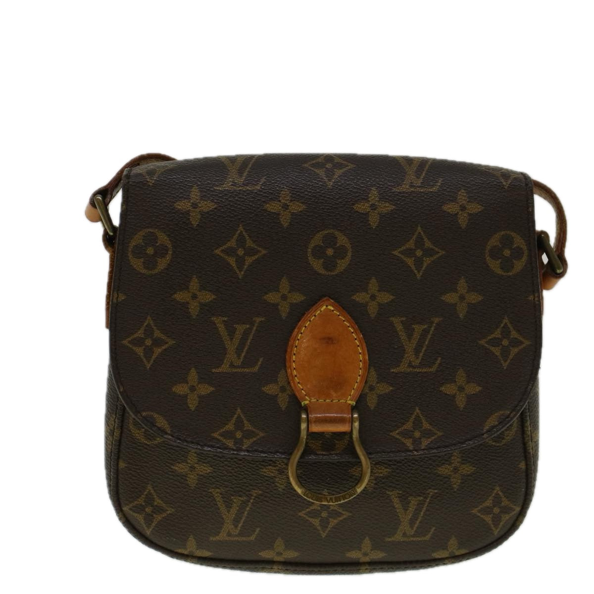 LOUIS VUITTON Monogram Saint Cloud MM Shoulder Bag M51243 LV Auth am5164